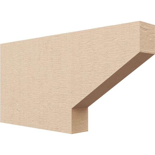 Ekena Millwork 2in. W x 8in. H x 16in. L Clemmons Woodgrain TimberThane Rafter Tail, Primed Tan RFTUR02X08X16CLERCPR - main
